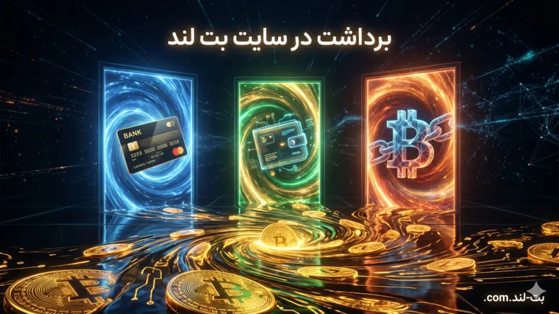 برداشت در سایت بت لند 💳
