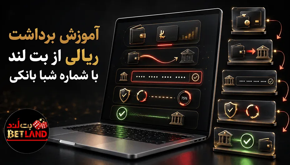آموزش برداشت بت لند ریالی