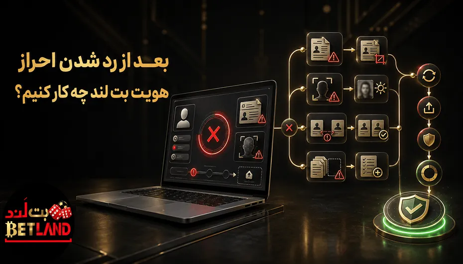 احراز هویت در بت لند